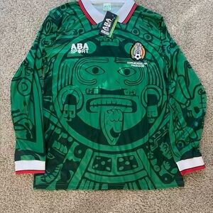 Green ABA Sport Aztec Design Jersey